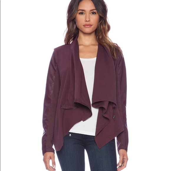 Blank NYC Jackets & Blazers - NWT BLANKNYC Drape Jacket in Oxblood size S